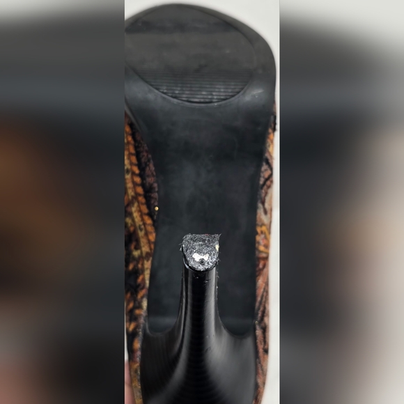 Diba Multicolor Paisley Ankle Booties 8 - Picture 8 of 9